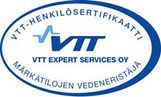 VTT henkilösertifikaatti -logo